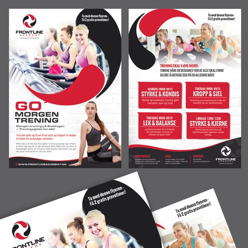 One-page personal trainer flyer, Postcard, flyer or print contest