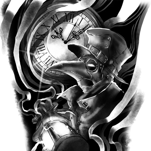 Plague Doctor Half Sleeve Forearm Half Top Is Already Done Wettbewerb In Der Kategorie Tattoo 99designs