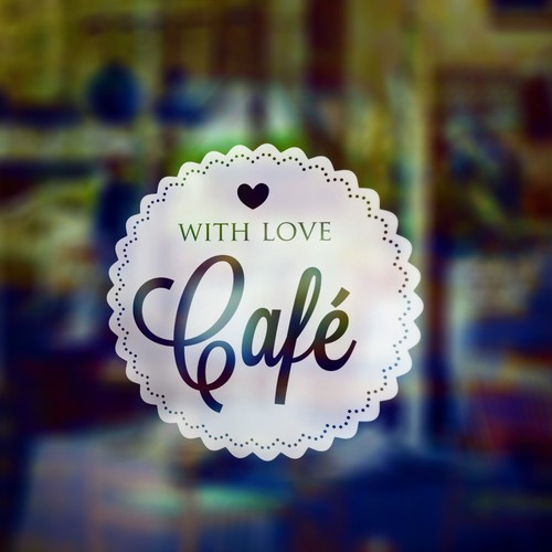 Logo for With Love Café Design by SAOStudio