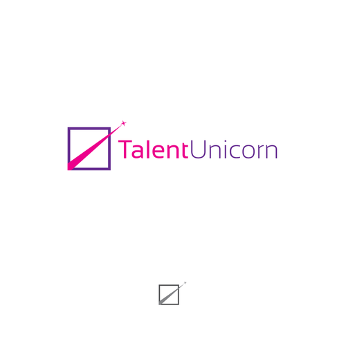 Talent Unicorn - HR Consulting Business Logo! Design by doby.creative