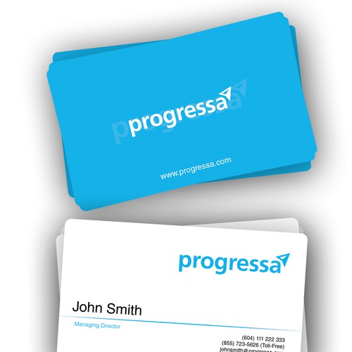 Business cards for Canadian financial institution Réalisé par Impress.