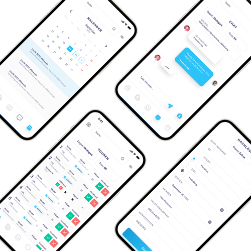 Gestalte eine App um eine bessere Übersicht und Struktur in unseren Betrieb zu bekommen Design by Nashrulmalik