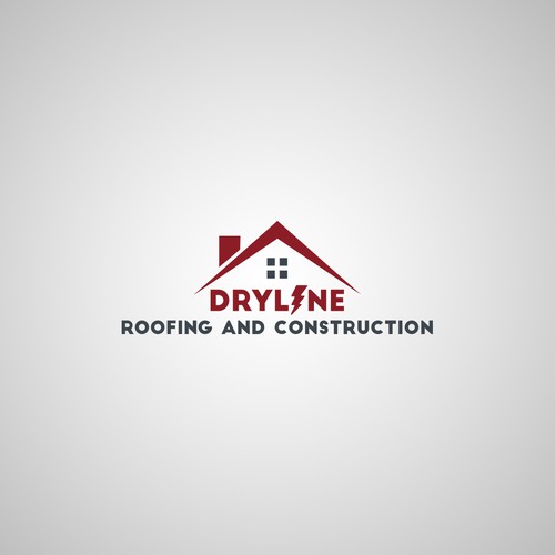 Create a dynamic logo for  Dryline Roofing and Construction, LLC Design by filipeandrecunha