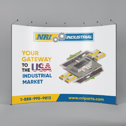 Design a banner for an automation exhibition Design von BrainStorm.