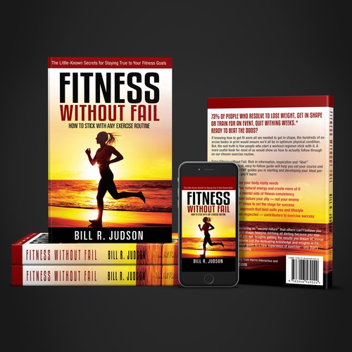 Cover for a fitness motivation book Design by devstudio