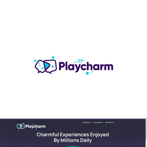 Playcharm Logo Design by InkSay Design