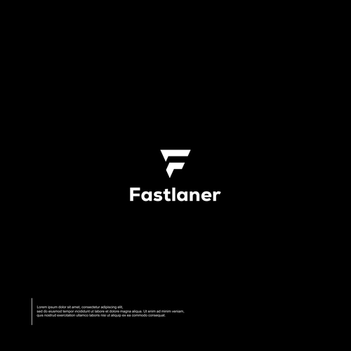 Logo + Brand for Fastlaner™ Design by Alene.