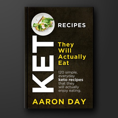 Diseño de Design Healthy Ketogenic Recipe Book Cover de arté digital graphics