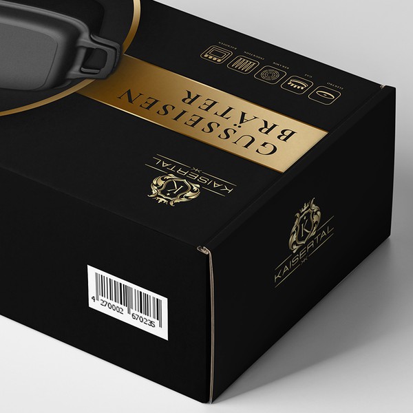 Kaisertal box packaging design