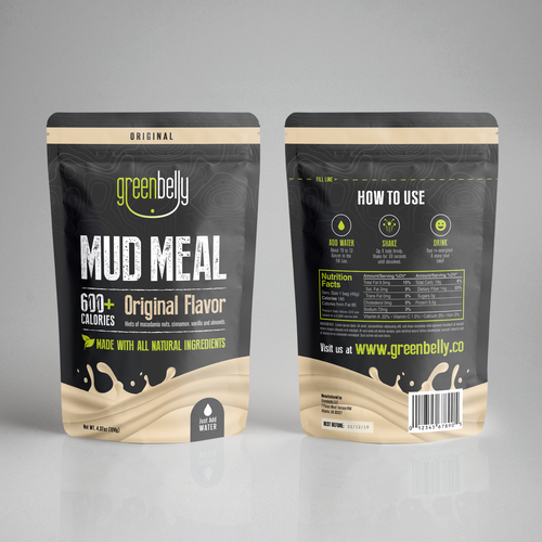 Design our new backpacking food packaging (Greenbelly Meals) Design by BearFace™