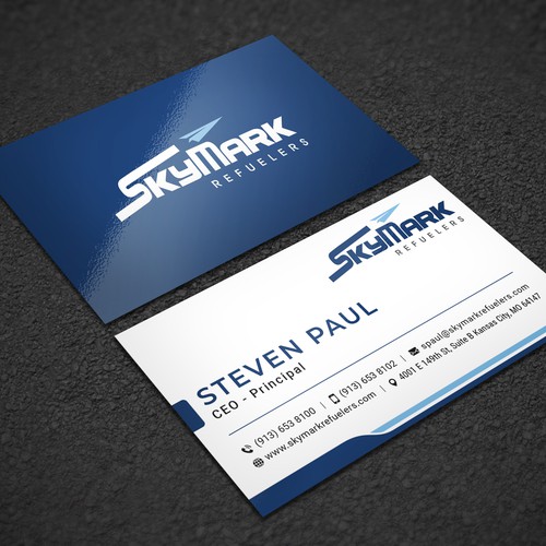 Need business card redesign for Aircraft Truck Fueling company Design by H_IMAM