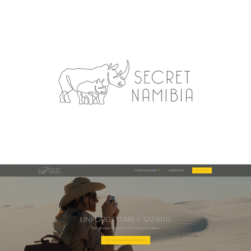 Logo Design for Luxury Safari Website / Company. To resonate with High Net Worth Individuals Design réalisé par zlup.