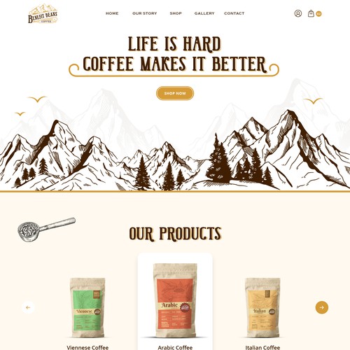 Landing page design contest entry by AxayS