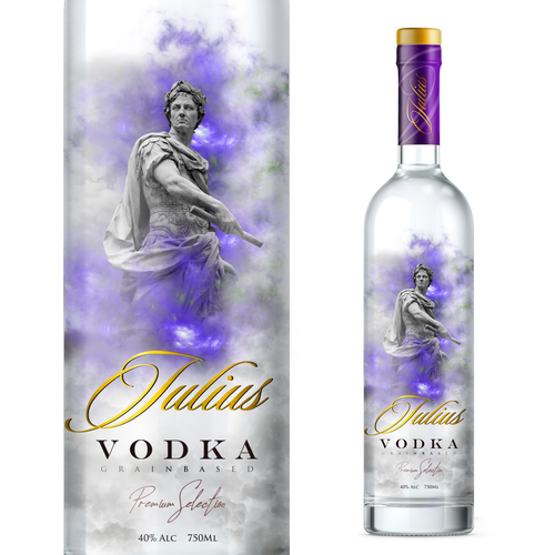 Label design for new vodka Brand Design réalisé par LucaToni