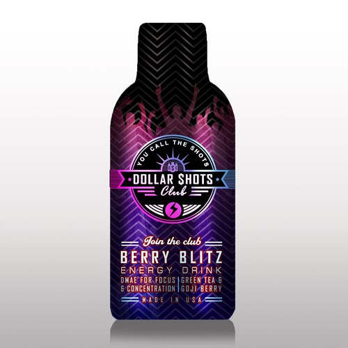 Create an eye-catching energy shot drink bottle design for the relaunch our eCommerce Supplement Shot Co.!! Design by BRAVO-designs