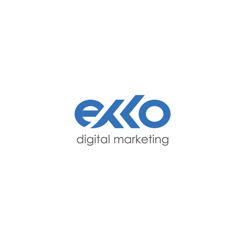 SIMPLE LOGO - ekko Letters then dm after Design by Brands Crafter