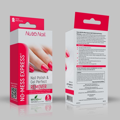 Nutra Nail Gel Remover Design by Rajith Shantha