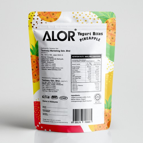 ALOR Yogurt Bites Design by Nirmana92