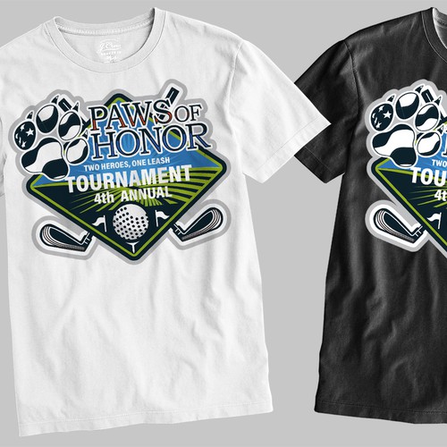 4th Annual Golf Tournament shirt design Design réalisé par SORENKOgraph