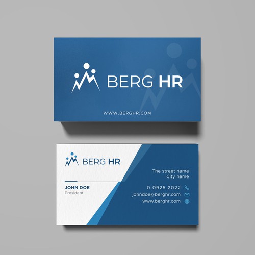 Logo For Berg HR Design by Jack in Black