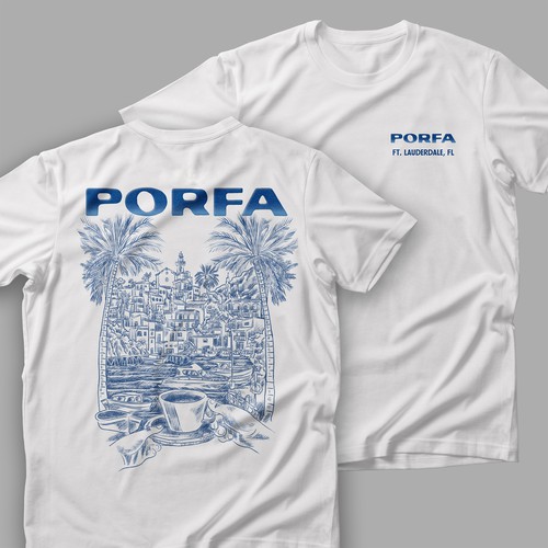 Designs | PORFA Coffee needs desirable merch (unisex tee) | T-shirt contest