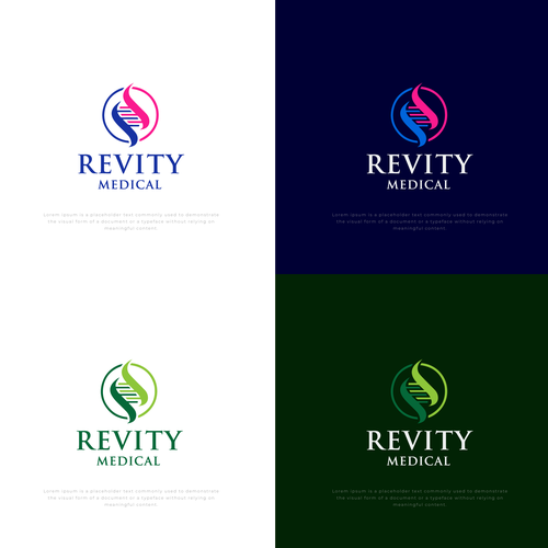 Revity Medical logo Design by Basit Iqbal