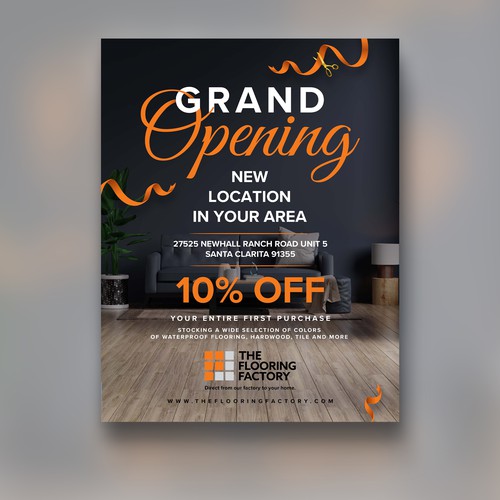 Grand Opening Flyer Design by M A D H A N