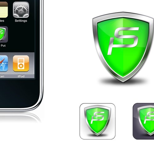 Iphone Security App Logo Design réalisé par ice_d91