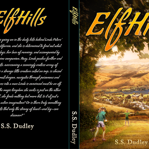 Book cover for children's fantasy novel based in the CA countryside Design by Marco Rano