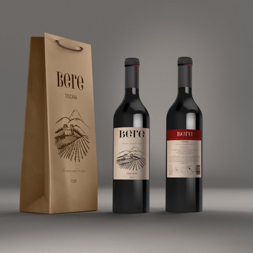 Design di Design the new wine label for Bere Toscana! di Wargha
