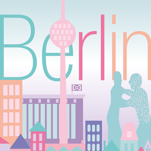 99designs Community Contest: Create a great poster for 99designs' new Berlin office (multiple winners) Design by andraschko