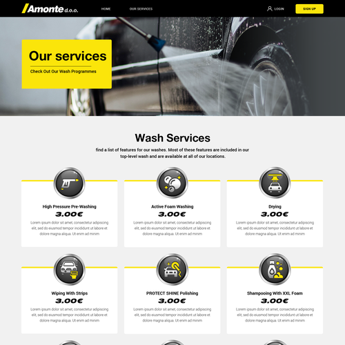 Car wash subscription Design by Obizzy