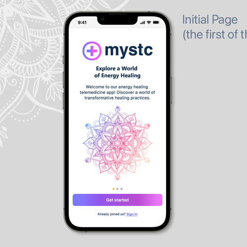 TeleMed Type of App design Design by trogled