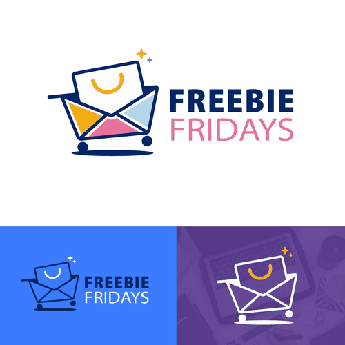 Freebie Fridays - Fun Modern Logo that grabs attention! :) Design réalisé par Adhee Pratama