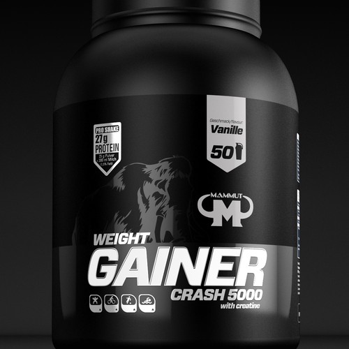 New Design For Mammut Nutrition Line Whey Protein Product Packaging Contest 99designs