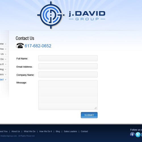 j. David Group needs a new website design Design by racob