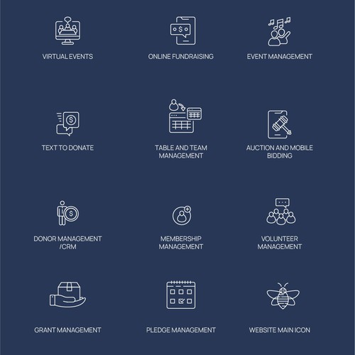 Website Caption Icon and functional illustrations Design by Angga Ramadan