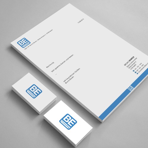 Stationery für BE IT Consulting Design by Sandyago38