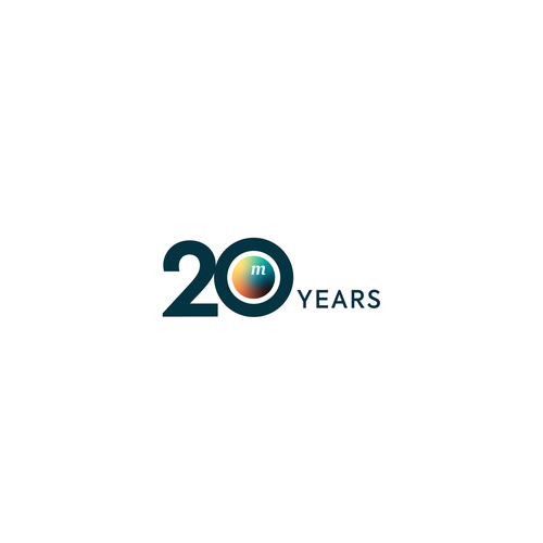 Design a 20 year company logo to celebrate this milestone. Design by Argim