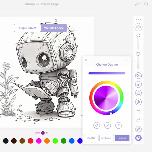 Coloring App design For Windows Design réalisé par ⭐Riana⚡⚡