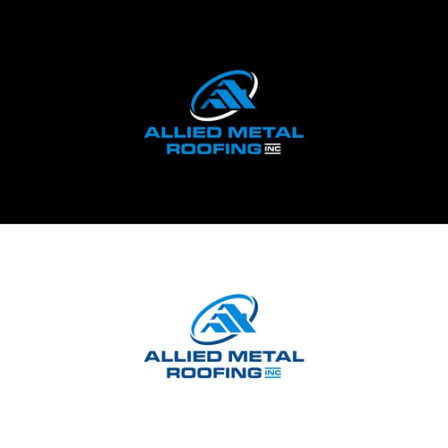 Allied Metal  Roofing logo Design by Ekyrt