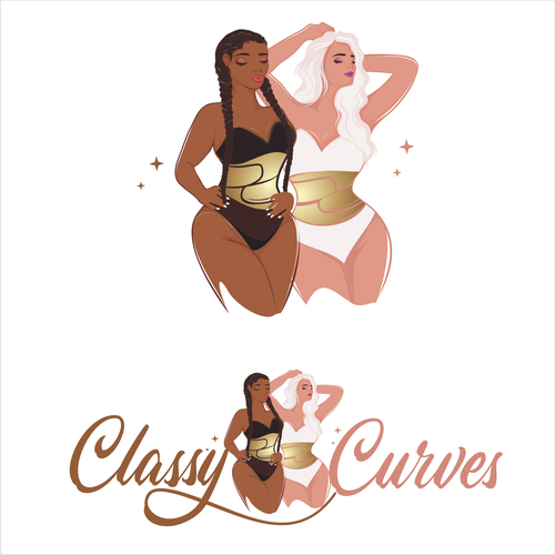 Design Design a classy gym wear logo for all women, with the expectation of appealing to curvy women mainly di JDL's