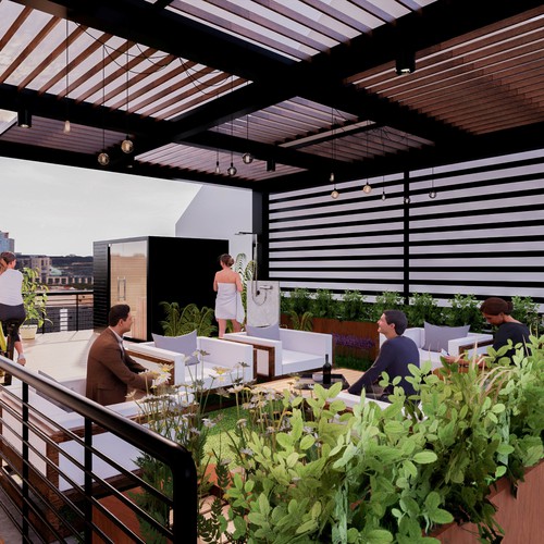 Ideation: Roof Top Terrace Design by Dsateli3r