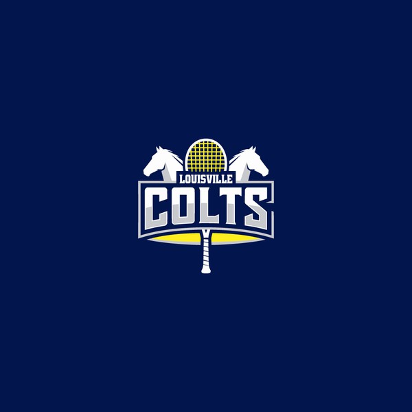 colts horse logo design