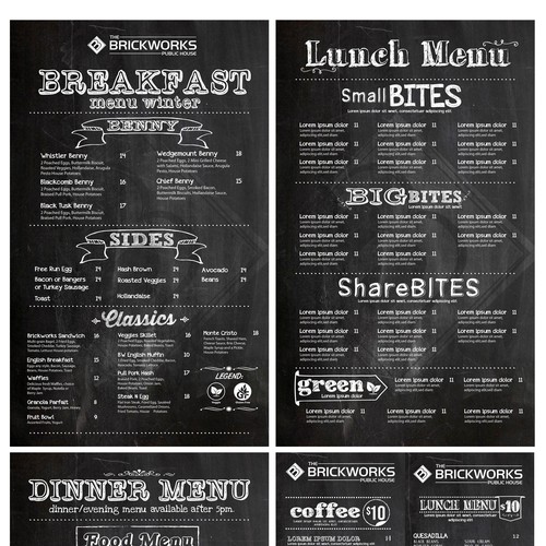 コンペ「Create a Gastro Pub Menu」のデザイン by Jhess331 Designさん 