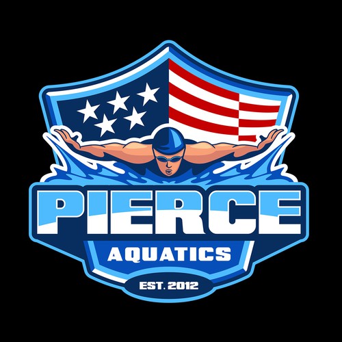 Swim Team Logo Design by VANAS OFF THE SUNN