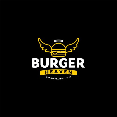 Burger Heaven high quality food logo for main building signage Réalisé par Julia   Fernandes