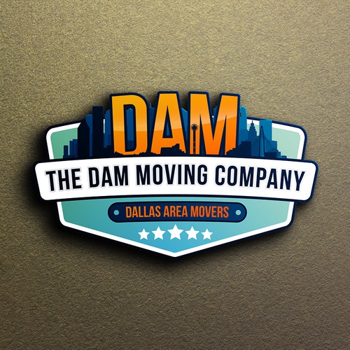 Design a fun, high-quality logo for The DAM Moving Company Design réalisé par Muhiuddin99