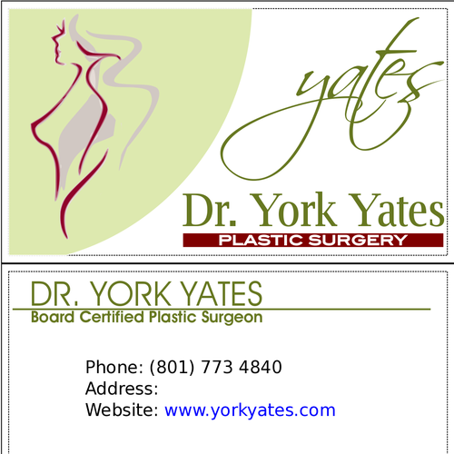 Dr. York Yates Plastic Surgery - business card Design by Benjovengo