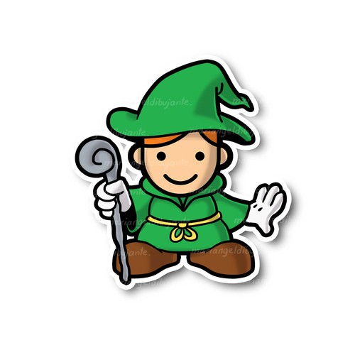 Create a Wizard Character with our Logo Design by Mariangel Salazar